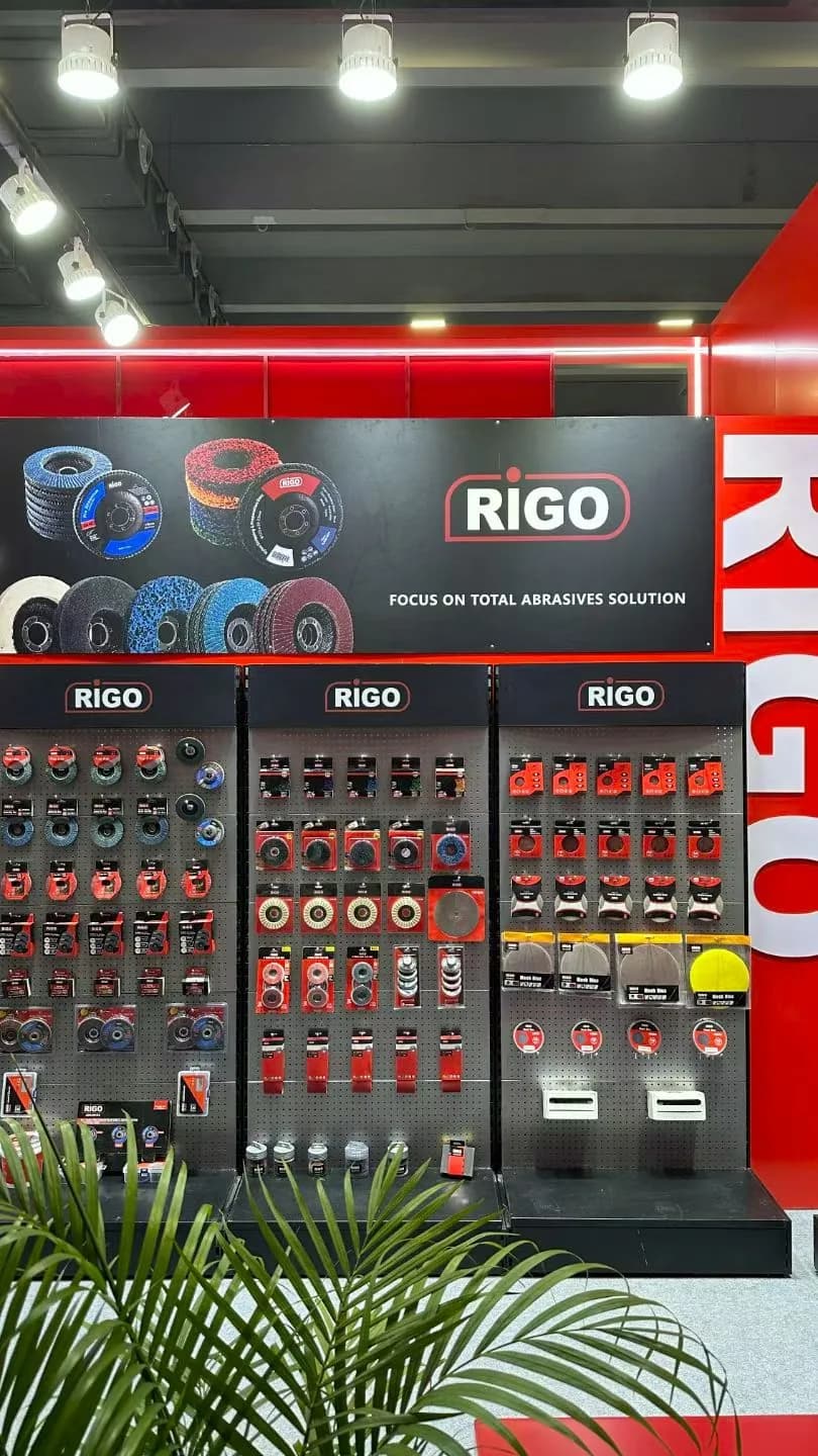 RIGO exhibition abrasive product display wall